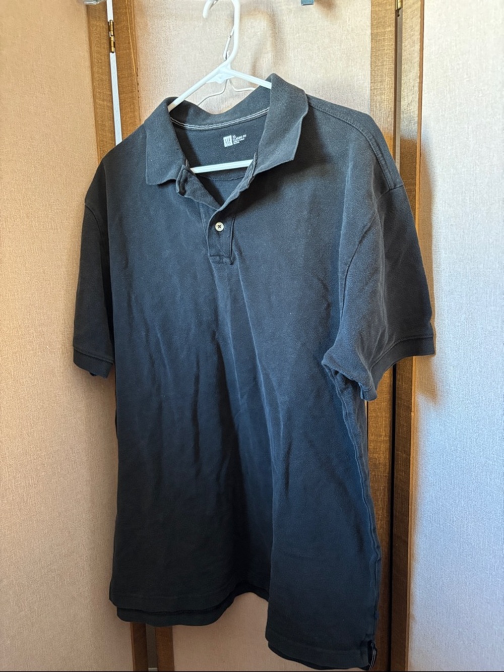 GAP Black Men’s Polo Shirt - Short Sleeve Casual XL